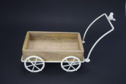 Serving Tray Wood Cart Shape
