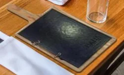 Leather Menu Folder