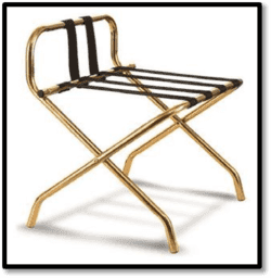 Brass Luggage Rack