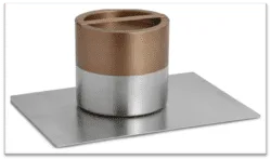 Ice Bucket SS With Copper Antique