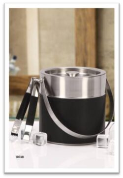 Ice Bucket SS With Black Color