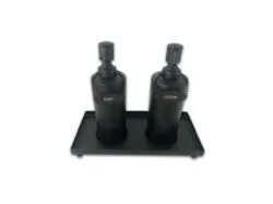 SS Engraved Soap Dispenser Black