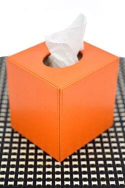 Leather Tissue Box