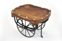 Serving Tray wood Cart Shape