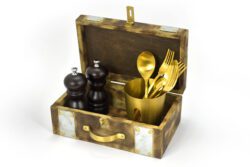 Condiment Holder/Table Caddy Wood