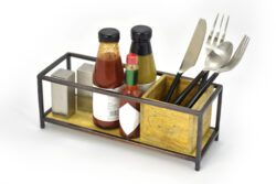 Condiment Holder/Table Caddy Wood