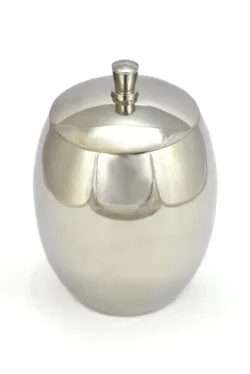 Ice Bucket SS With Lid: Drum Shape