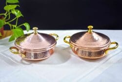 Copper Handi with Lid