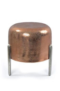 Side Coffee Stool Copper Finish