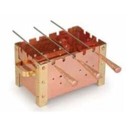BBQ Grill Copper With Skewers
