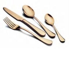 Cutlery Rosegold Finish