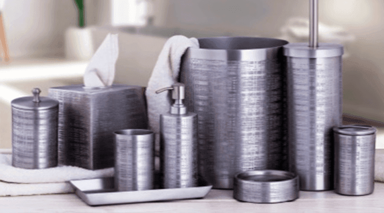 Stainless steel bathroom sets