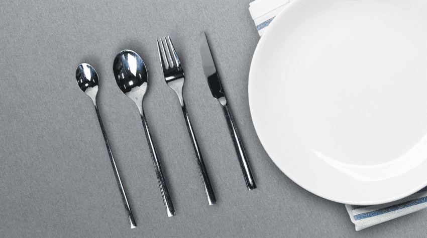 Stainless steel tableware