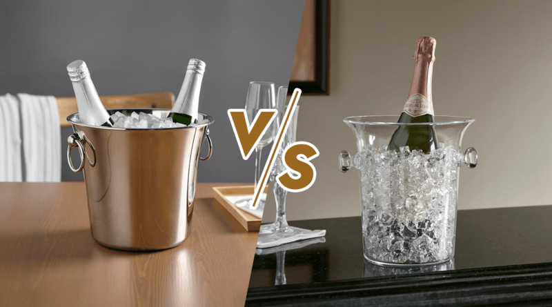 Read more about the article Stainless Steel vs. Acrylic: Selecting the Perfect Wine Bucket Material